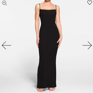NWT SKIMS Black Maxi Dress